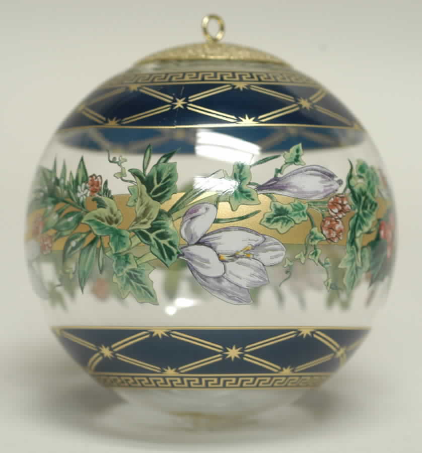 Versace Christmas Ornament-Crystal Let There Be Love - Boxed by Rosenthal-1