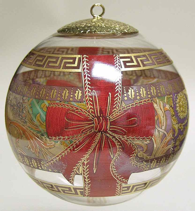 Versace Christmas Ornament-Crystal Christmas Magic - No Box by Rosenthal-1
