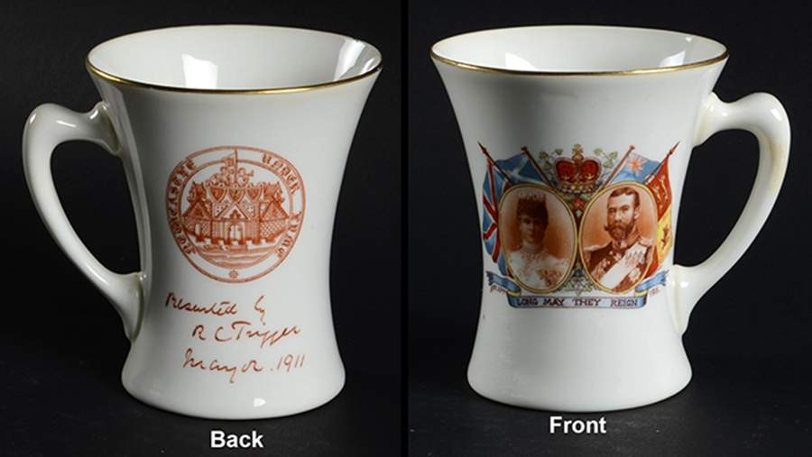 Royal Cauldon Royalty Giftware George V & Mary Coronation Mug - No Box by Royal Cauldon-1