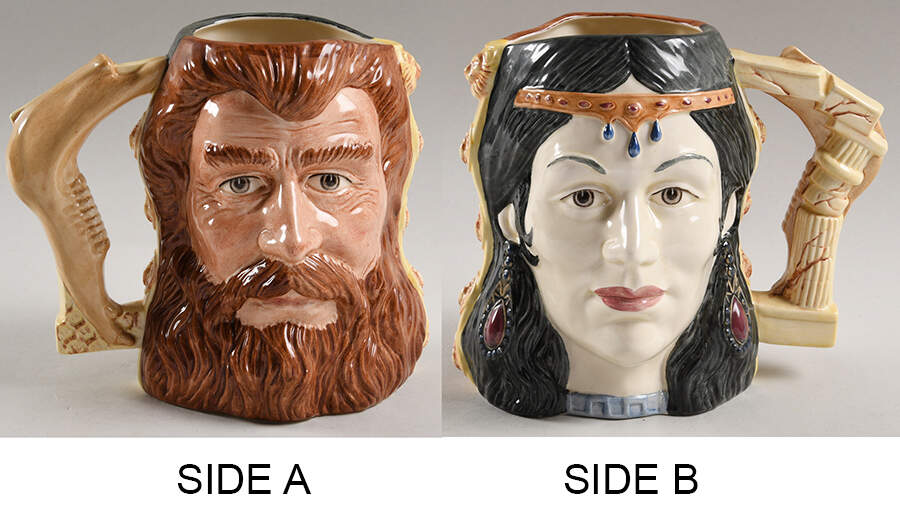Star-Crossed Lovers Samson & Delilah - Boxed by Royal Doulton-1