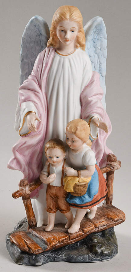 Roman  Figurines & Giftware Angel With Children - Boxed by Roman-1