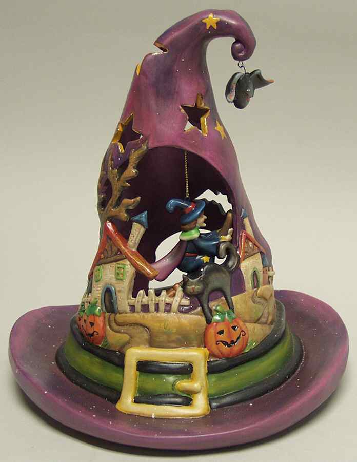 Roman  Figurines & Giftware Witch's Hat-Votive - Boxed by Roman-1