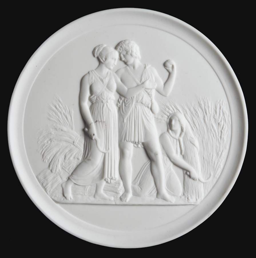 Four Seasons Wall Plaque Fall-Plain Border - No Box by Royal Copenhagen-1