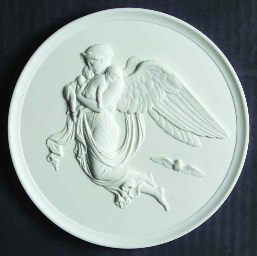 Night & Day Wall Plaque Night Plaque - With Box by Royal Copenhagen-1