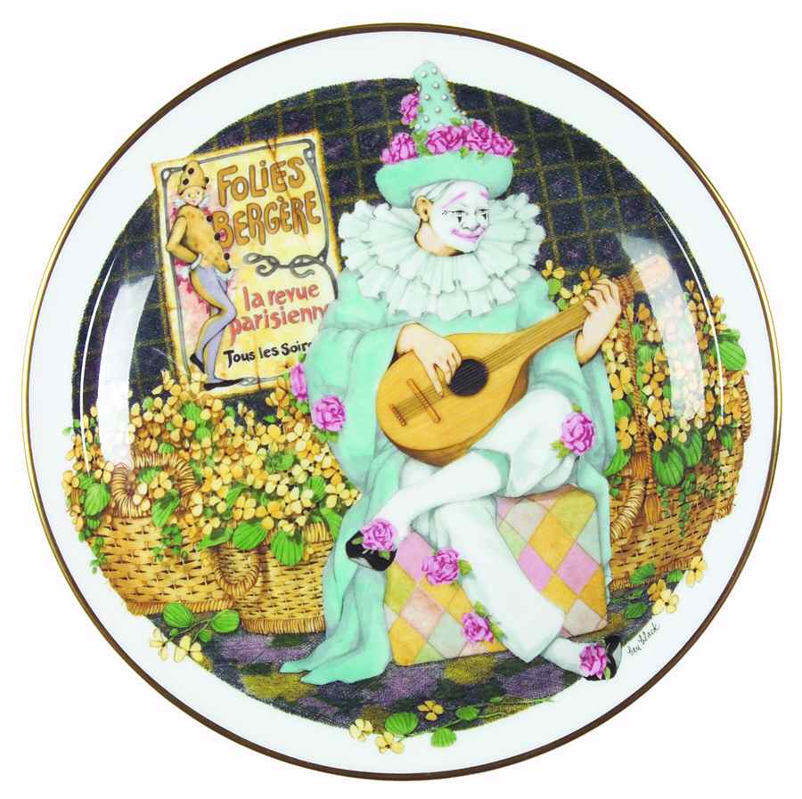 Behind the Painted Masque Minstrel Serenade - Boxed by Royal Doulton-1