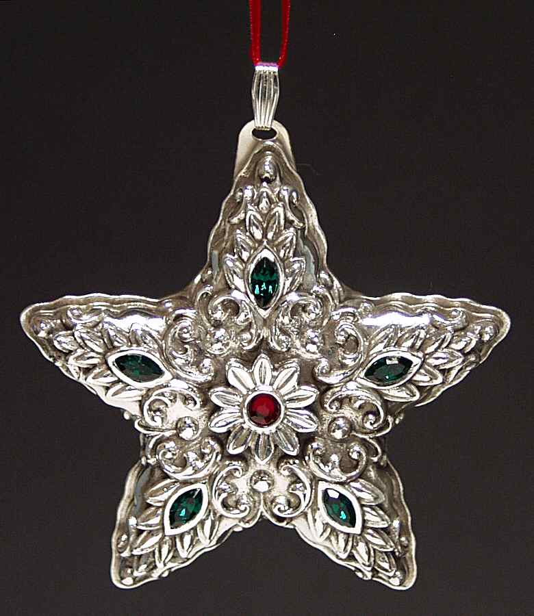 Jeweled Star-Sterling Jeweled Star - No Box by Reed & Barton-1