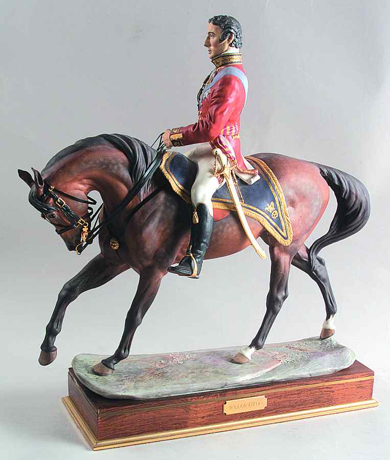 Military Commanders Duke Of Wellington-1968 - With Box by Royal Worcester-1
