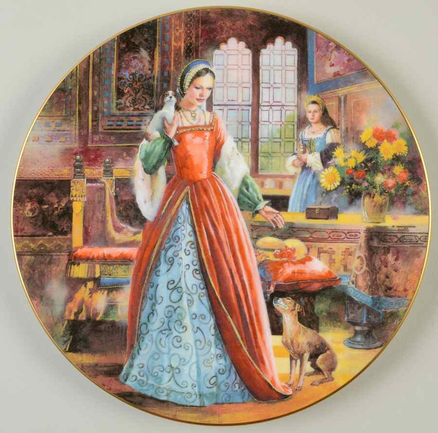 Henry VIII and His Six Wives Anne Boleyn - Boxed by Royal Doulton-1