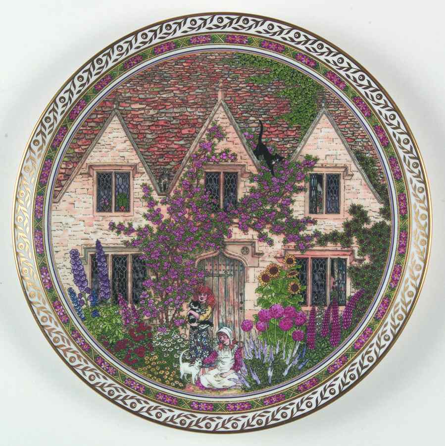 Country Cottages Cotswold Stone - Boxed by Royal Worcester-1