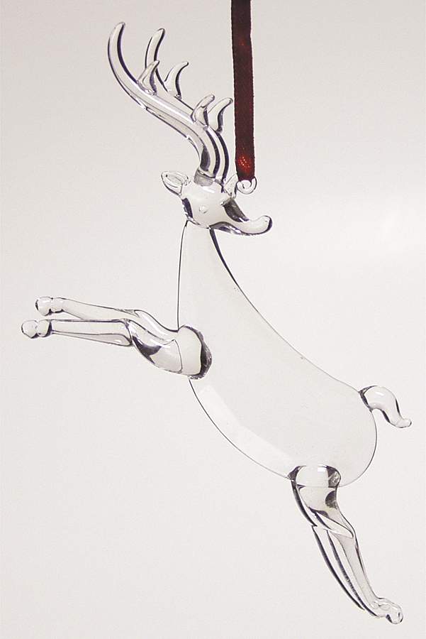 Roman Christmas Ornaments Reindeer Crystal Ornament - No Box by Roman-1