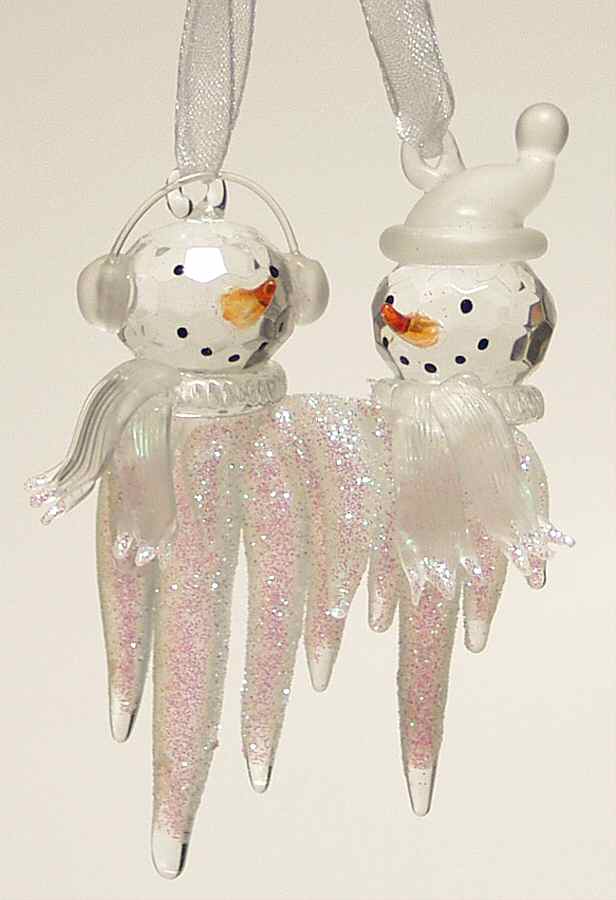 Roman Christmas Ornaments Snowman Couple - Boxed by Roman-1