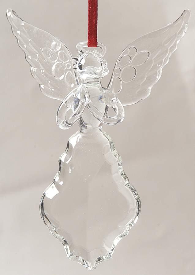 Roman Christmas Ornaments Angel Praying Crystal Ornament - No Box by Roman-1