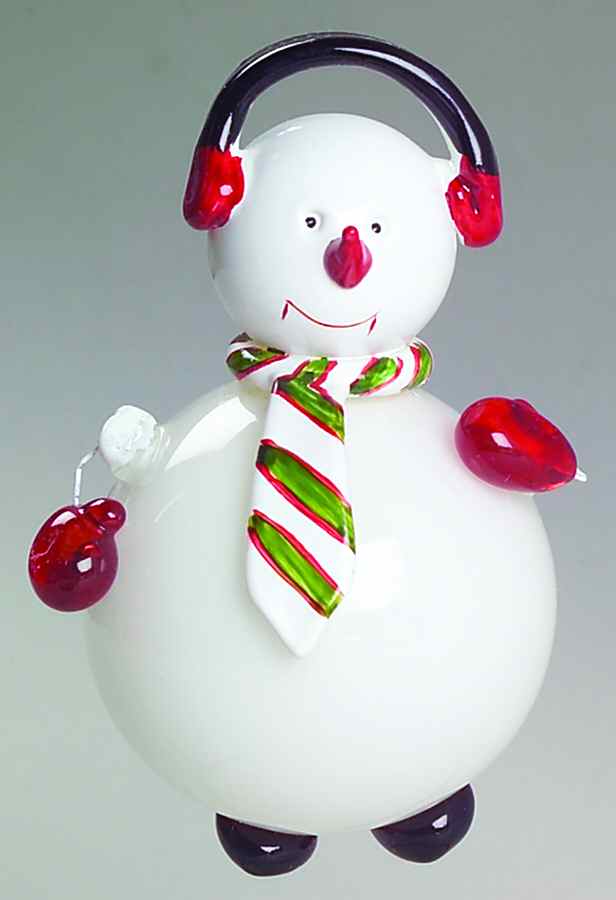 Roman Christmas Ornaments Snowman W/ Earmuffs - No Box by Roman-1