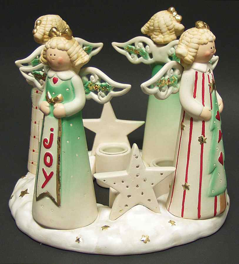 Advent Candleholders Angel Advent Candleholder - No Box by Roman-1
