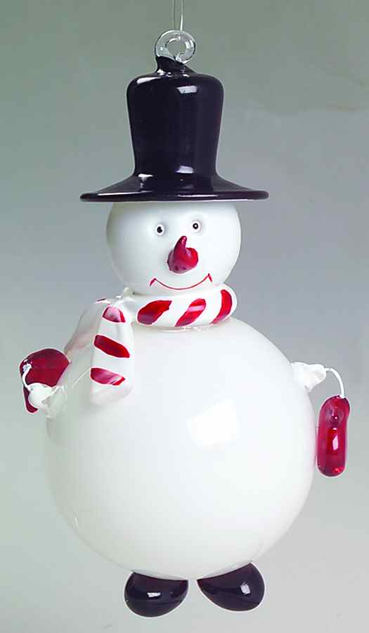 Roman Christmas Ornaments Snowman W/ Tophat - Boxed by Roman-1