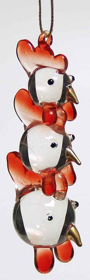 Roman Christmas Ornaments Rooster Icicle Ornament - Boxed by Roman-1