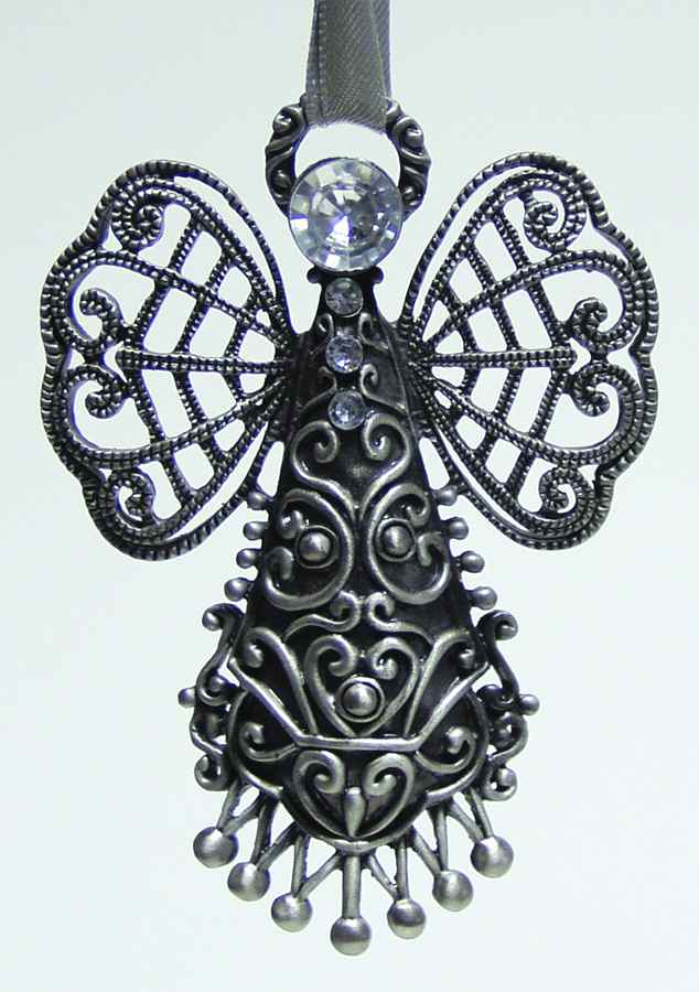 Roman Christmas Ornaments Angel Pewter - No Box by Roman-1