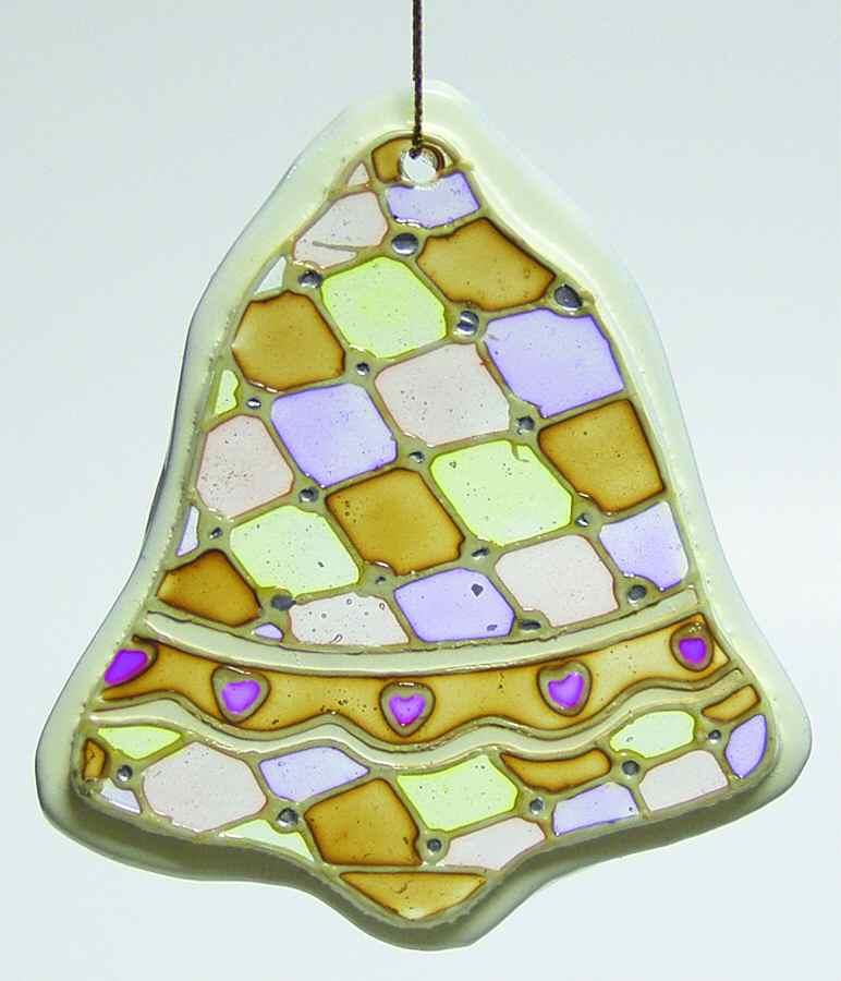 Roman Christmas Ornaments Gingerbread Bell - No Box by Roman-1