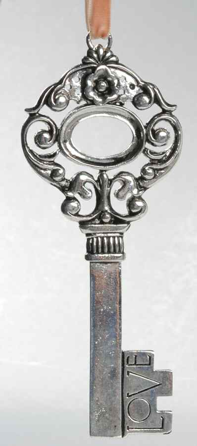 Roman Christmas Ornaments Love-Pewter Key - No Box by Roman-1