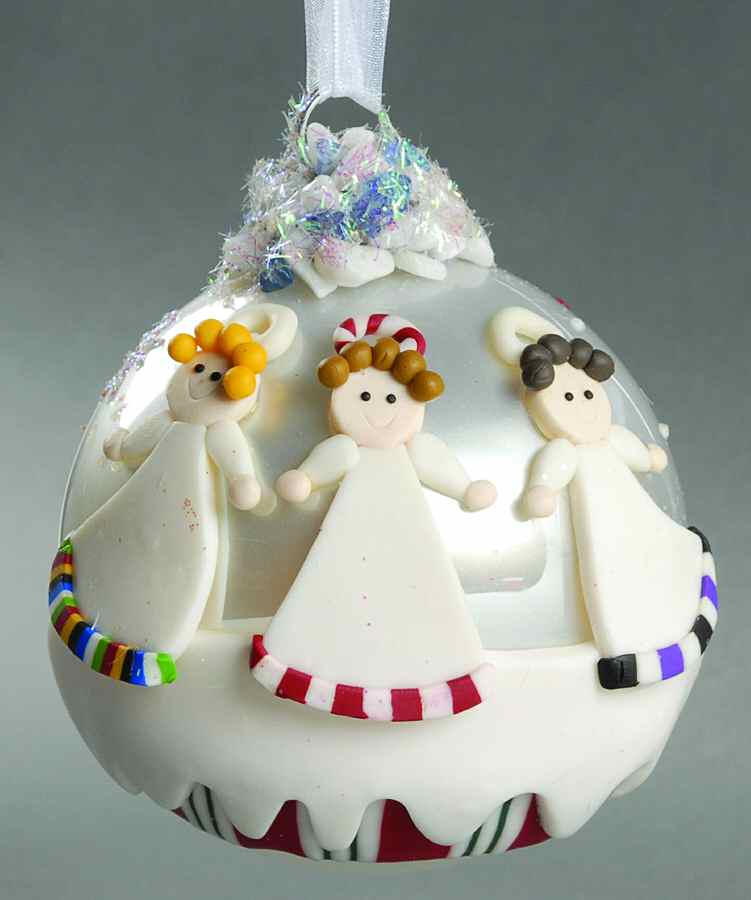 Roman Christmas Ornaments Angel-Family Of 3 Personalizable - No Box by Roman-1