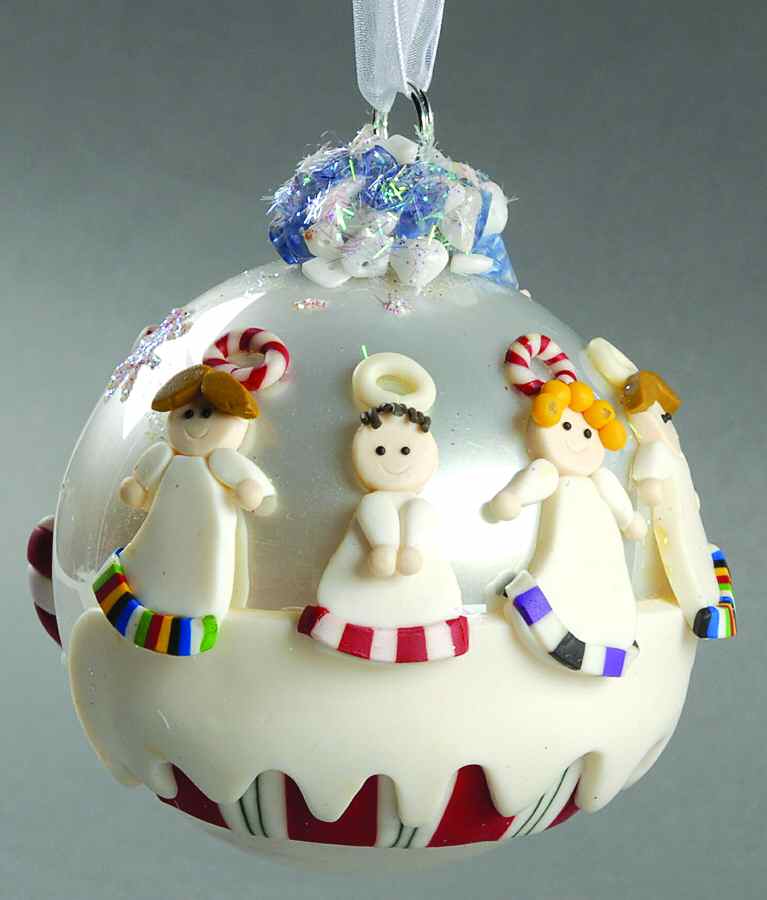 Roman Christmas Ornaments Angel-Family Of 4 Personalizable - No Box by Roman-1