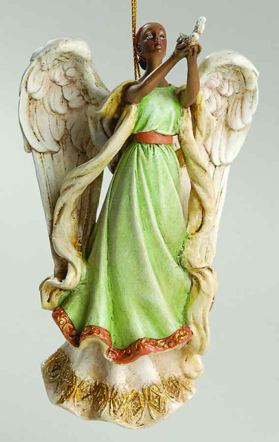 Roman Christmas Ornaments Ethnic Angel W/ Dove - No Box by Roman-1
