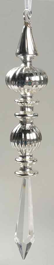 Roman Christmas Ornaments Silver Icicle - Boxed by Roman-1