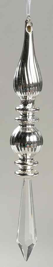 Roman Christmas Ornaments Silver Icicle - Boxed by Roman-1