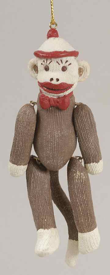Roman Christmas Ornaments Sock Monkey - Boxed by Roman-1