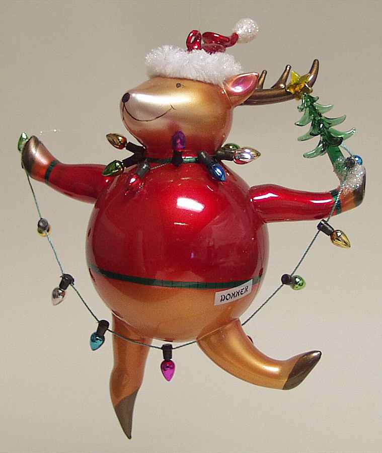Santa's Reindeer Donner - Boxed by Roman-1