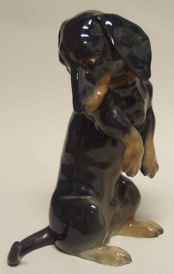 Rorstrand Figurines Dachshund Begging - No Box by Rorstrand-1