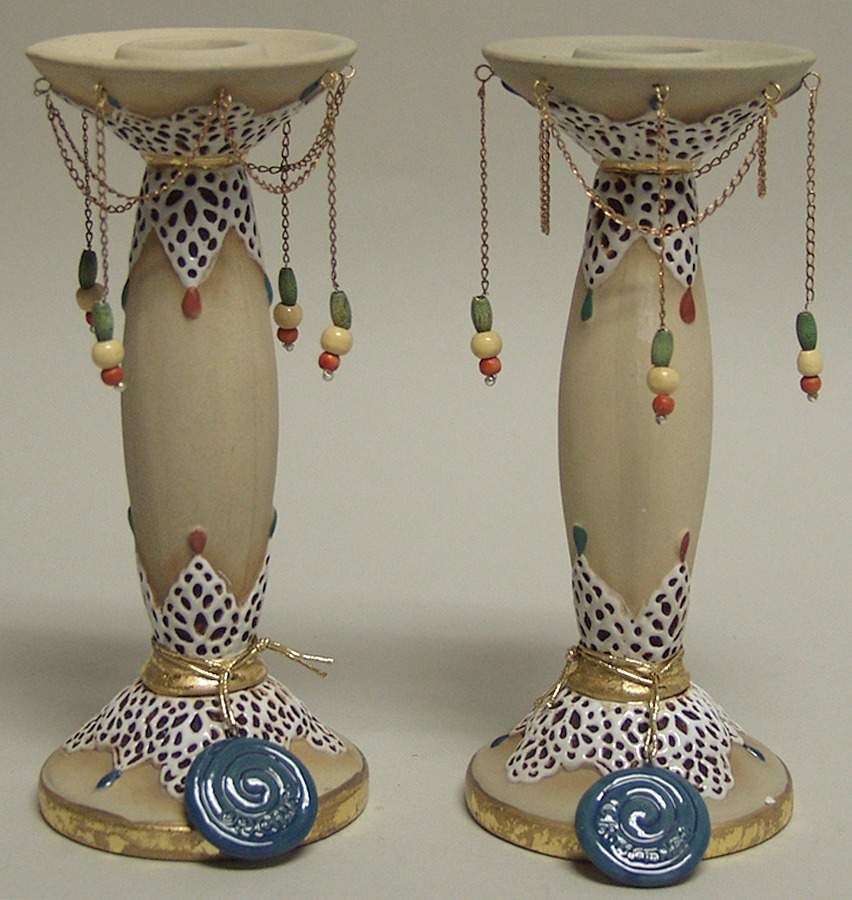 Origins Artisan Collection Taper Candleholder Pair - No Box by Roman-1