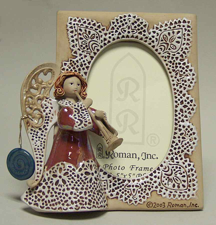 Origins Artisan Collection Red Angel With Trumpet Frame - No Box by Roman-1