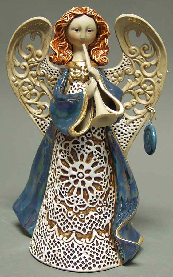 Origins Artisan Collection Angel W/ Horn - Boxed by Roman-1