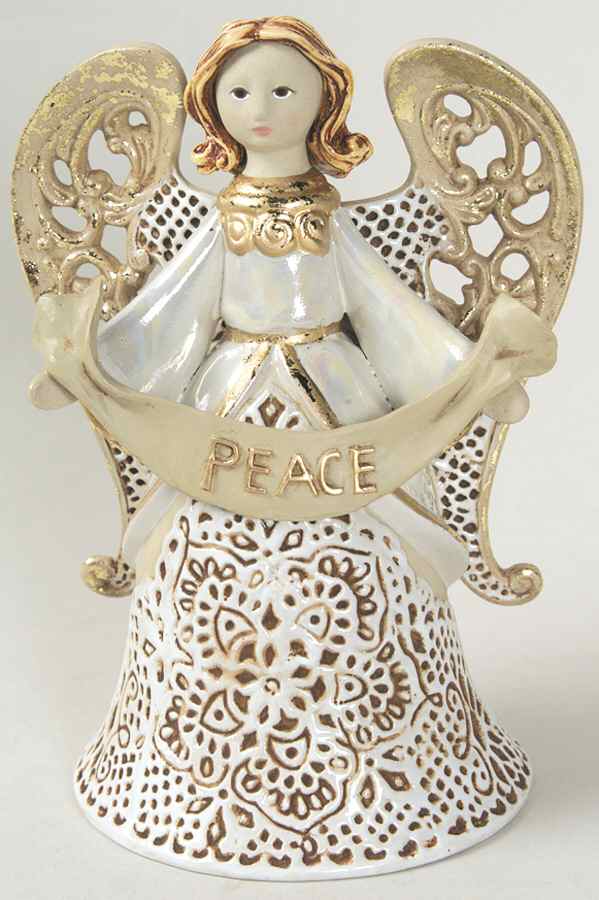 Origins Artisan Collection Peace Angel Bell Ornament - No Box by Roman-1