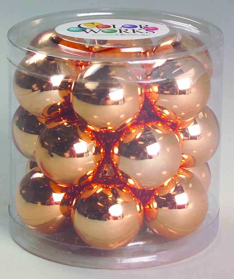 Colorworks-Orange Shiny 1 1/4"-20 Piece Box - With Box by Roman-1
