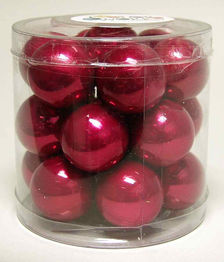 Colorworks-Rubine Red Shiny 1 1/4"-20 Piece Box - With Box by Roman-1