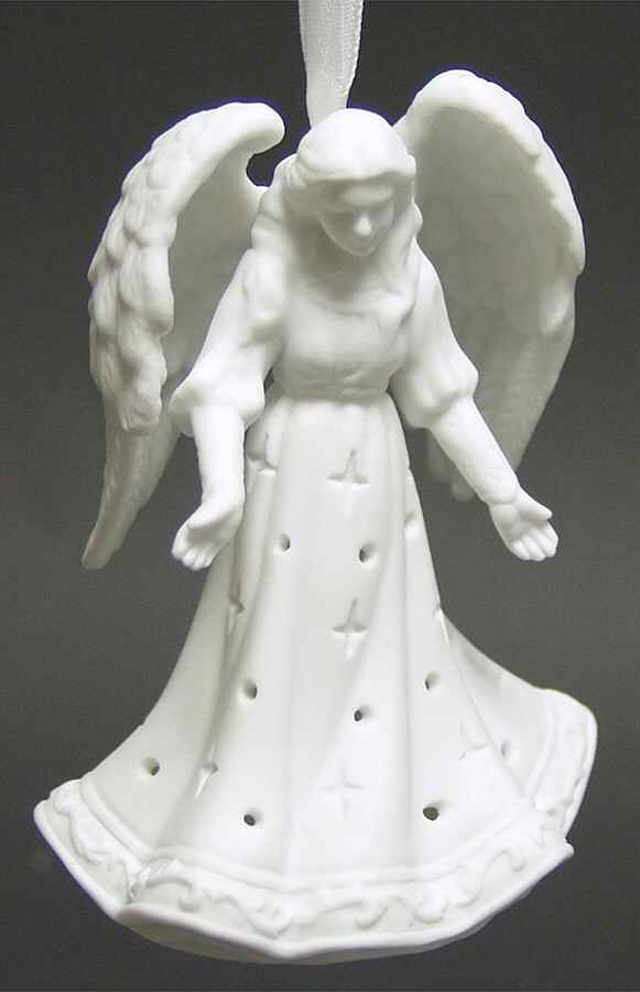 Lace Illusions Angel Light Cover Ornament - Boxed by Roman-1