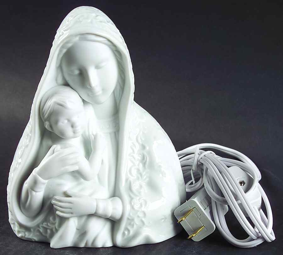 Lace Illusions Mary W/ Baby Bust Nite Light - No Box by Roman-1