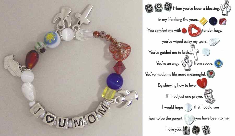 Beaded Story Bracelets Mother's Blessing Bracelet - Boxed by Roman-1