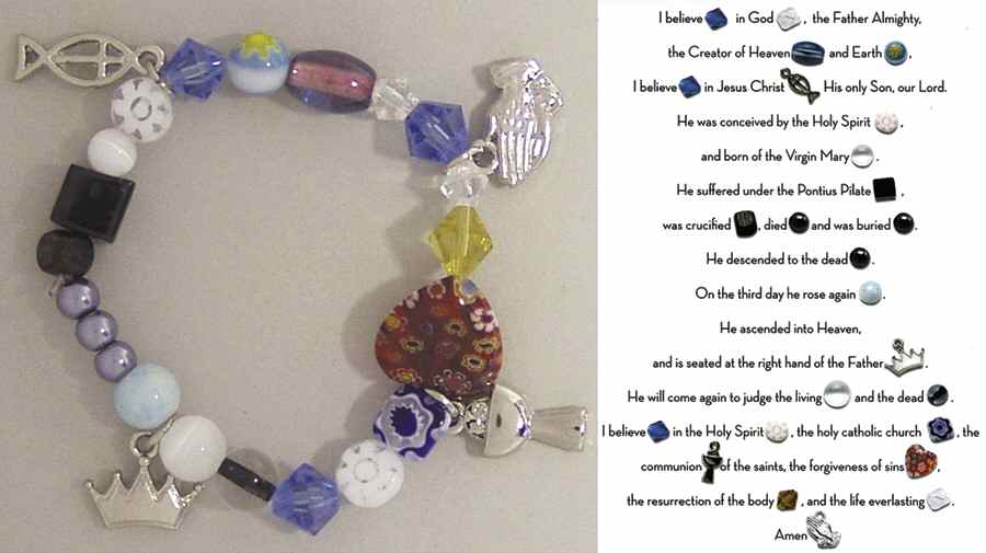 Beaded Story Bracelets First Communion-Color Small - Boxed by Roman-1