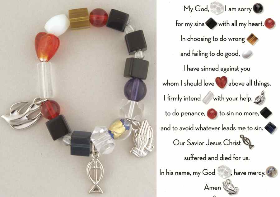 Beaded Story Bracelets Reconciliation Prayer - Boxed by Roman-1