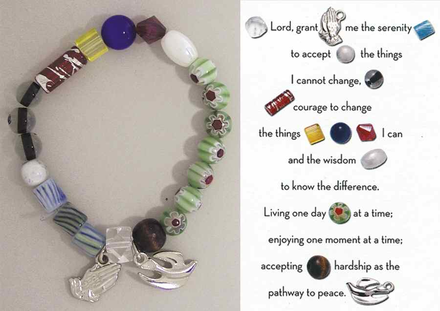 Beaded Story Bracelets Serenity Prayer Bracelet - Boxed by Roman-1