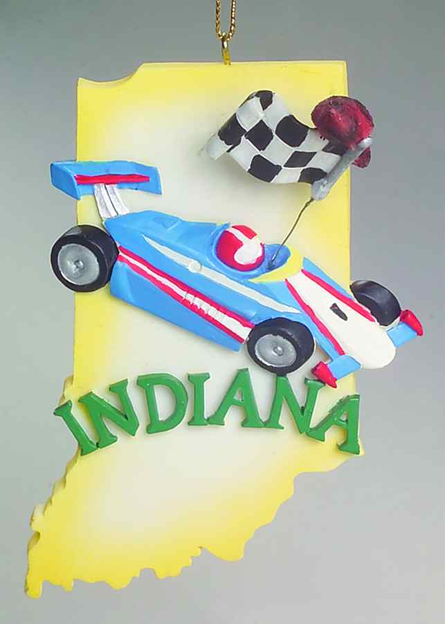 State Keepsake Ornaments Indiana - No Box by Roman-1