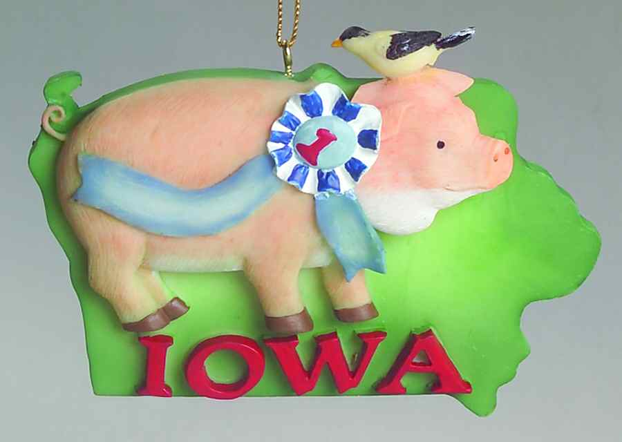 State Keepsake Ornaments Iowa - No Box by Roman-1