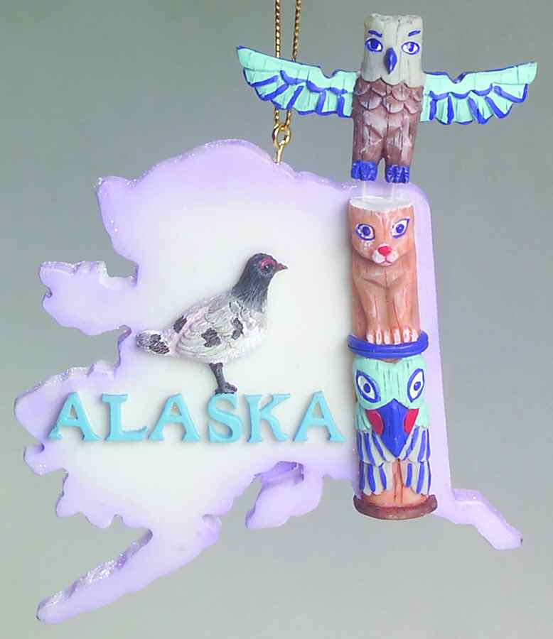State Keepsake Ornaments Alaska - No Box by Roman-1