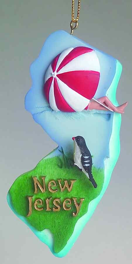 State Keepsake Ornaments New Jersey - No Box by Roman-1