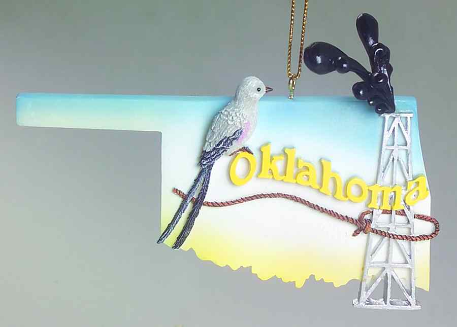 State Keepsake Ornaments Oklahoma - No Box by Roman-1