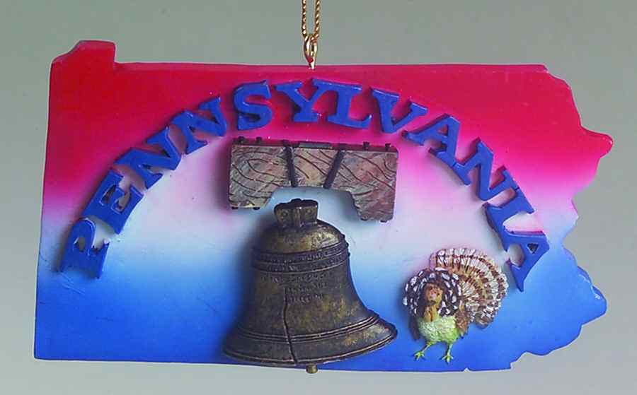 State Keepsake Ornaments Pennsylvania - No Box by Roman-1