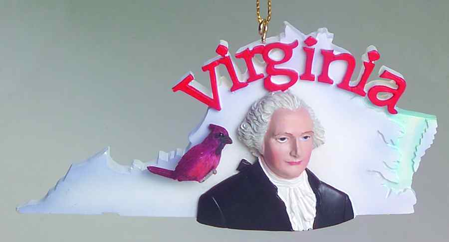 State Keepsake Ornaments Virginia - No Box by Roman-1